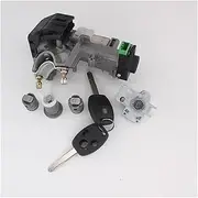 VMDWAQ Fit for H0nda 08 Accord Ignition Auto Lock Switch Left Door Lock Cylinders Full Car Lock Cylinder