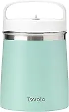 Tovolo Stainless Steel Traveler (Mint/White) - 2 Quart Insulated, Vacuum-Insulated, Reusable, BPA-Free Container for Homemade Ice Cream, Freezer Food, & Hot Food