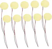 Kisangel 20Pcs Discs for Acoustic Instruments High Sensitivity Trigger Drum Discs Durable Copper Sound Sensors for Sound Guitars and Mandolins