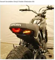 NRC NEW RAGE CYCLES FITS Scrambler Sixty2 Fender Eliminator Kit