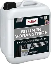 MEM Primer Coat, Good Penetration, Optimal Adhesion, Ready to use, Easy to use, Solvent-Free, 5 litres, Dark Brown