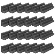24 Pack Bass Traps Acoustic Foam Panels Sound Proof Padding 12" X 3" X 3", Hi...