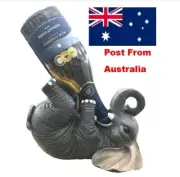 baby elephant wine bottle holder