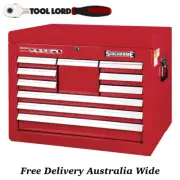 Sidchrome Heavy Duty 10 Drawer Extra Deep Top chest Tool Box Storage SCMT50200