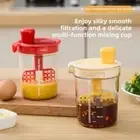 Rotating Hand Seasoning Mixer Portable Manual Stirring Bottle Gadget