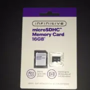 Infinitive 16gb MicroSDHC Memory Card - New In Unopened Package