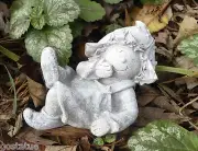 Latex pixie mold plaster cement casting mould elf gnome mould 3" x 1.5