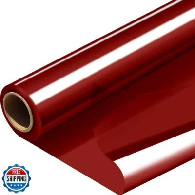PerkHomy Folded Clear Cellophane Wrap Roll 32" x 50' 3 Mil Thick Cellophane F