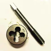 HSS M10 x 0.5 mm Right Hand Tap and Die Metric Thread 1set