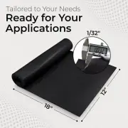 Neoprene Sheet 1/32 x 12 x 18 in Rubber Mat Thin Gasket Material Made in USA