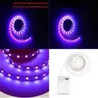 USB/Battery Powered UV Ultraviolet LED Strip Lights Bright UV Tape Lamp