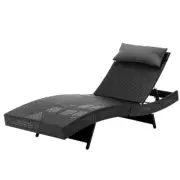 Gardeon Sun Lounge Setting Outdoor Furniture Wicker Day Bed Rattan Garden Patio