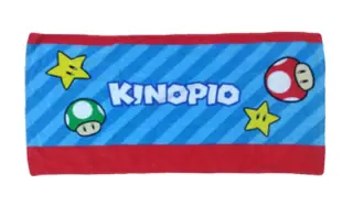 [現貨]超級瑪利歐小浴巾 蘑菇王國奇諾比奧Kinopio 馬力歐兄弟Super Mario洗澡運動健身巾 生日交換禮物