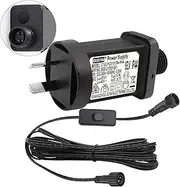 PremierAdapter Replacement Power Supply CZJUTAI JT-EL/FC31V 12W /9W /7.2W /6W /4.5W /3.6W for Christmas Lighting, String Light, Projector Light,Button+with 1-Click Button Switch on Power Cord [C5TW]