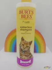 Burt's Bees For CATS Waterless Shampoo Apple & Honey Natural 10oz BN!
