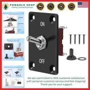 Heavy Duty 12V 30A Waterproof Toggle Switch - Rocker, Marine & Auto Panel Mount