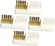VICASKY 4pcs Nail Drill Bit Cleaning Brush Copper Wire Brush for Nail Art Tools Manicure Brush Wire Nail Drills Bits Cleaning Brush