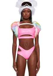 [J Valentine] Fur Poof Shrug