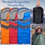 Single Sleeping Bag 4 Season Waterproof Outdoor Camping Hiking Envelope Zip Bags
