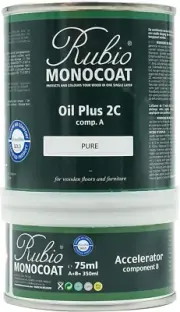 Wood Oil Finish 175 Ft² - Pure | Oil plus 2C | Quick-Dry, Eco-Friendly Linseed W