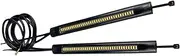 MagiDeal LED Strip, Motorcycle LED Strip, Dual Color White and Amber Motorcycle Indicators, Turn Signal Indicator, for Road Vehicle Scooters