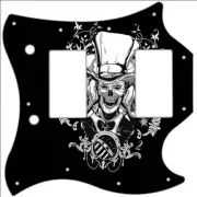 SG Standard Pickguard Custom Gibson Graphical Guitar Pick Guard Top Hat Skull