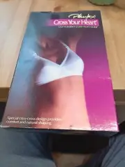 Playtex Cross Your Heart Bra #535 White 34A COTTON KNIT CUPS SOFT SIDER NOS