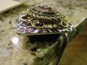 JC Table Counter Bar Top Bag Purse Hook Hanger "New Mexico", COA