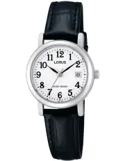 [Lorus] Ladies Leatherband Silver Analog Watch