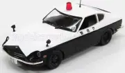1/43 EDICOLA DATSUN - 240Z FAIRLADY JAPANESE POLICE CAR 1970 - WHITE BLACK