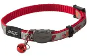 Rogz ReflectoCat Collar - Red Fish XSmall