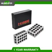 2-4-6 Blocks 23 Holes .0002" Machinist Precision 1 Matched Pair 246 Jig