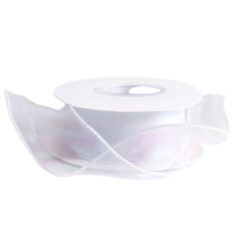 Beautifully Designed Chiffon Ribbon with Lotus Leaf Edge for Versatile Use