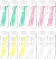 NILLOS RGP Plunger, 12 PCS Lens Removal Tool for Soft Hard Lenses (4 Colors)
