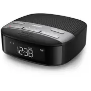 Philips DAB+ FM Clock Radio - Black