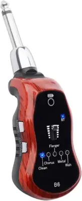 KITHOUSE B6 Guitar Headphone Amp Mini Plug Guitar Amplifier Bluetooth Receiver 5