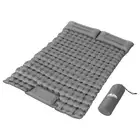 Self Inflating Mattress Camping Sleeping Mat Air Bed Double Pillow Bag Out -D-GR
