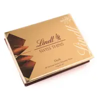 在飛比找PChome24h購物優惠-《瑞士蓮 Lindt》經典薄片黑巧克力 (125g)