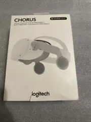 Logitech - Chorus VR Off-Ear Integrated Audio for Meta Quest 2 - White