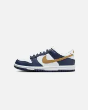 [Nike] Nike Kids' Dunk Low (Gs) White/wheat-midnight Navy - Size 7Y 7Y White/Wheat-mid