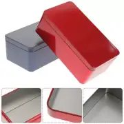 2 Pcs Stackable Storage Box Container Decorative