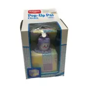 Vintage 1985 NIB Playskool Baby POP-UP PAL CLOWN Cloth Washable