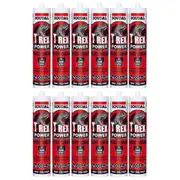 Soudal 12-Pack T-Rex Power Fast Grab - 12 x 290ml - Bright White