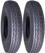 Two New 480-12 Boat Trailer Tire TL 6ply Heavy Duty 4.80-12 48012 Jet Ski ATV