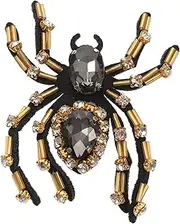 DOITOOL Spider Shape Patch for Clothing DIY Beaded Applique Craft Decor Lightweight Safe and Durable for Repairing Clothes and Backpacks