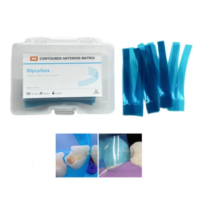 Dental Strip Contoured Anterior Matrix Restoration Matrices 0.05mm Composite