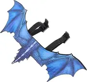 BESPORTBLE Rope Leopard Leashes Tricep Crested Gecko Wings Rat Bunny Ferret Controller Dragon Pad Guinea Pig Costume Accessories Tortoise Cage Tank Tape Reptile Vest Blue