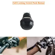 Universal Black Self-Locking Switch Push Button For Harley Sportster Custom 1200