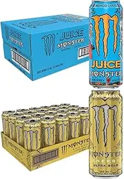 Monster Ultra Mango Loco Juice 24pk and Monster Ultra Gold 24pk