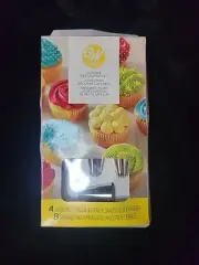 12-Piece Stainless Steel Cupcake Decorating Set with Piping Bags & Tips